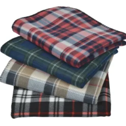 Aberdeen Fleece Blanket - Embroidered