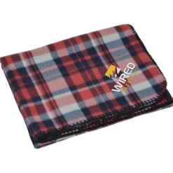 Aberdeen Fleece Blanket - Embroidered
