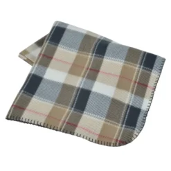 Aberdeen Fleece Blanket - Embroidered