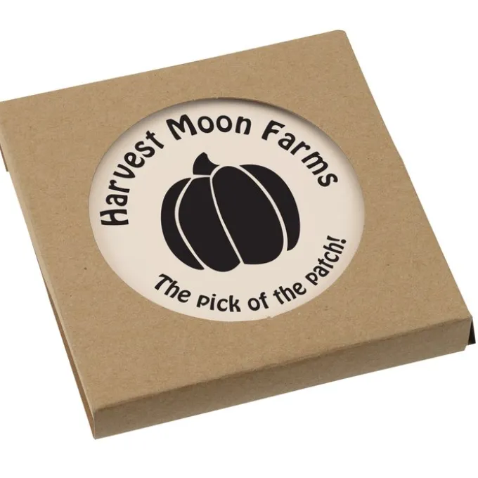 Absorbent Stone Coaster Duo - Round