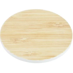 Absorbent Stone Coaster - Round - Bamboo
