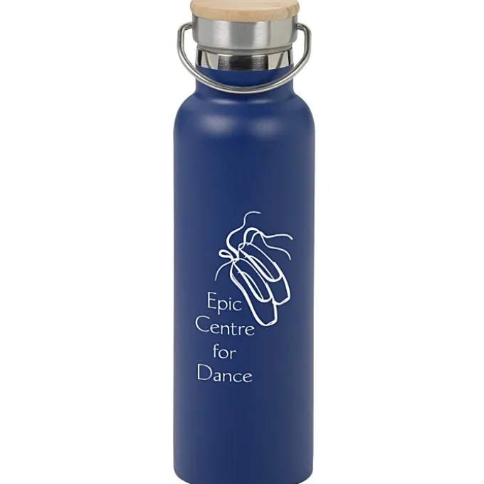 Accord Vacuum Bottle with Wood Lid - 21 oz