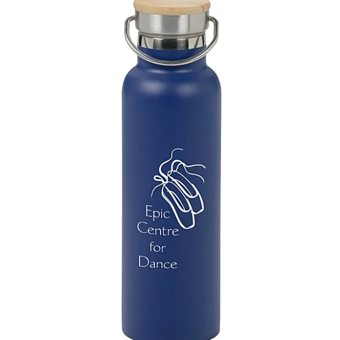 Accord Vacuum Bottle with Wood Lid - 21 oz - 24 hr