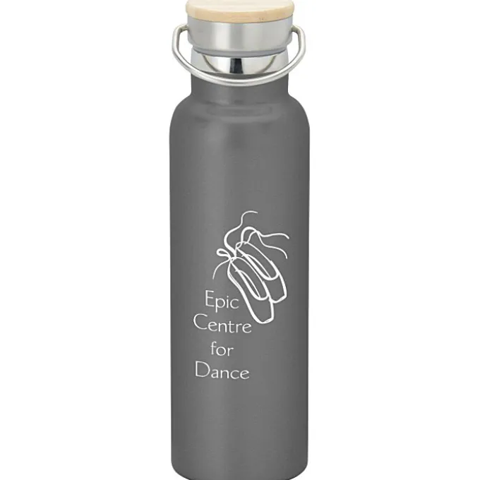 Accord Vacuum Bottle with Wood Lid - 21 oz - 24 hr
