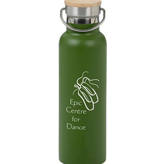 Accord Vacuum Bottle with Wood Lid - 21 oz - 24 hr