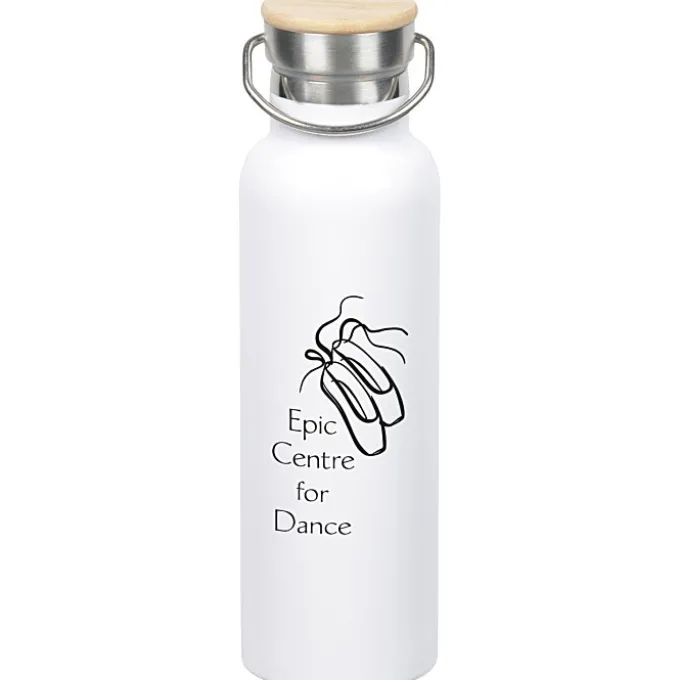 Accord Vacuum Bottle with Wood Lid - 21 oz - 24 hr