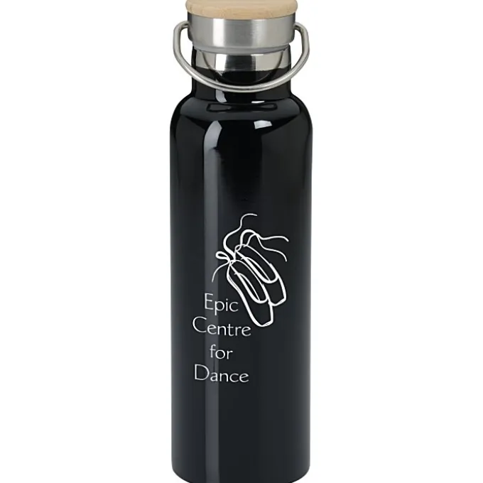 Accord Vacuum Bottle with Wood Lid - 21 oz - 24 hr