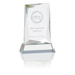 Achievement Crystal Award - 5 inches - 24 hr