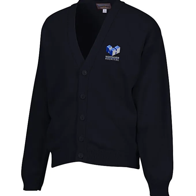 Acrylic V-Neck Cardigan - Men's