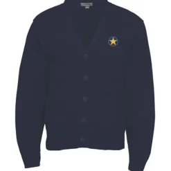 Acrylic V-Neck Cardigan with Pockets - Men's - 24 hr