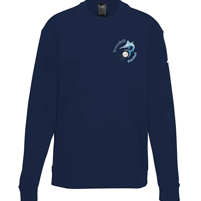 adidas Fleece Crew Sweatshirt - Embroidered