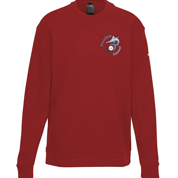 adidas Fleece Crew Sweatshirt - Embroidered