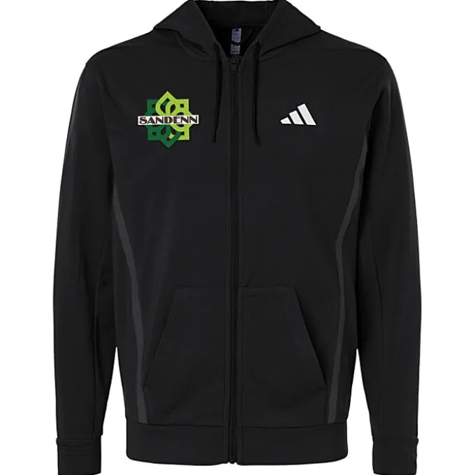 adidas Game & Go Fleece Full-Zip Hooded Sweatshirt - Men's