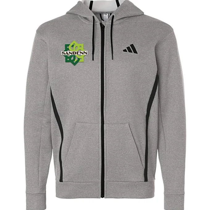 adidas Game & Go Fleece Full-Zip Hooded Sweatshirt - Men's