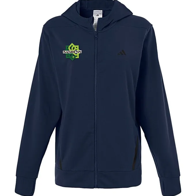 adidas Game & Go Fleece Full-Zip Hooded Sweatshirt - Ladies'