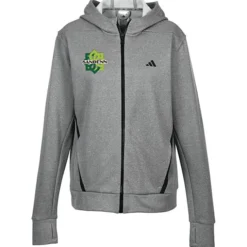 adidas Game & Go Fleece Full-Zip Hooded Sweatshirt - Ladies'