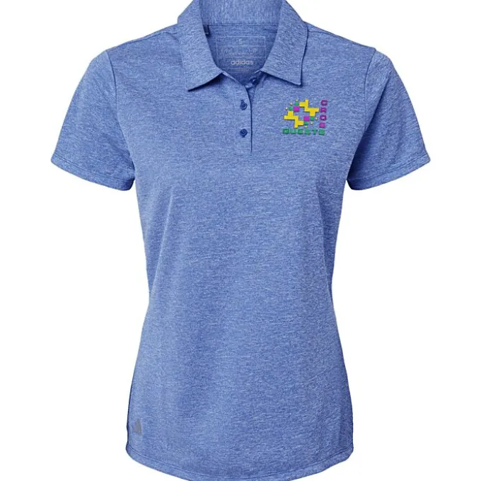 adidas Heathered Polo - Ladies'