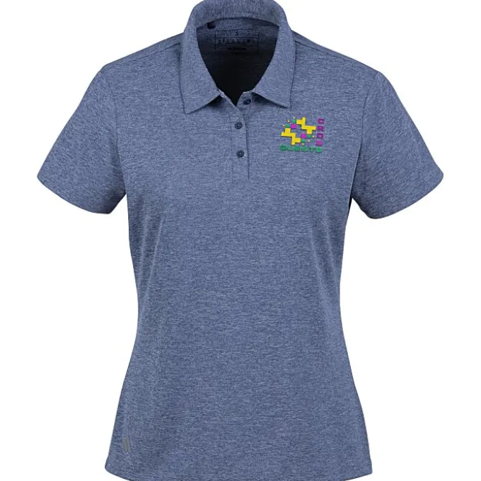 adidas Heathered Polo - Ladies'