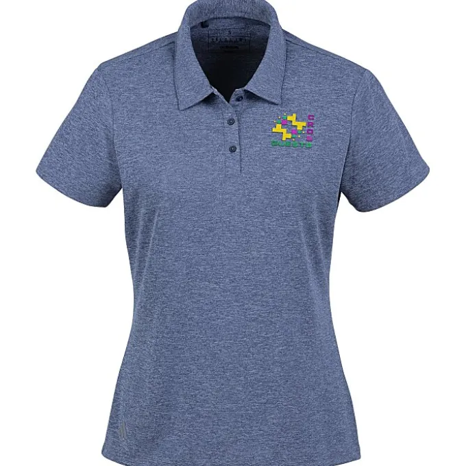 adidas Heathered Polo - Ladies'