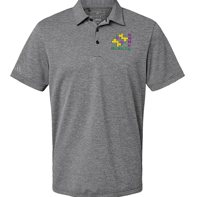 adidas Heathered Polo - Men's