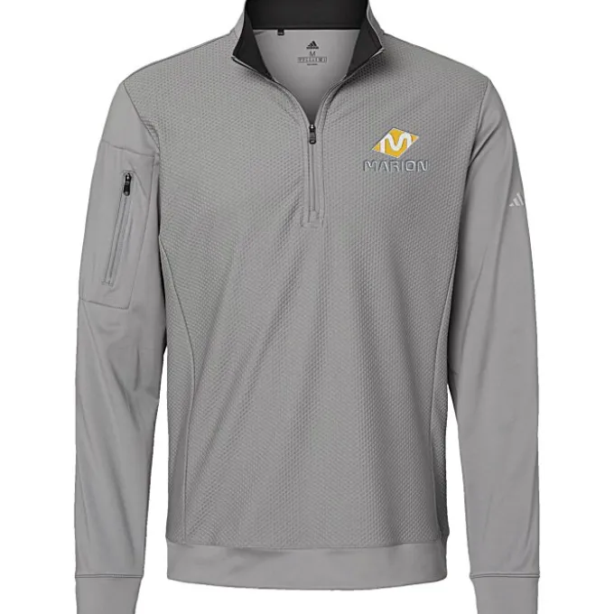 adidas Performance Textured 1/4-Zip Pullover