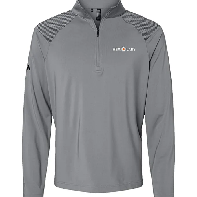 adidas Shoulder Stripe 1/4-Zip Pullover - Men's