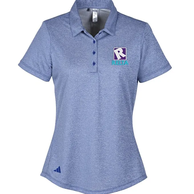 adidas Space-Dyed Polo Shirt - Ladies'
