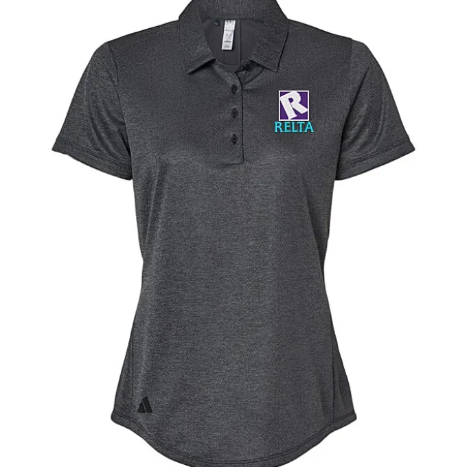 adidas Space-Dyed Polo Shirt - Ladies'