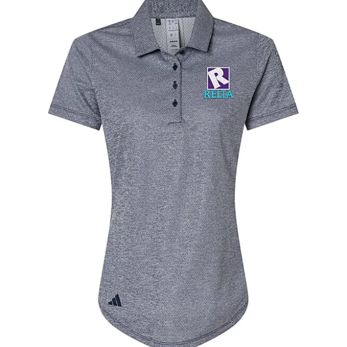 adidas Space-Dyed Polo Shirt - Ladies'