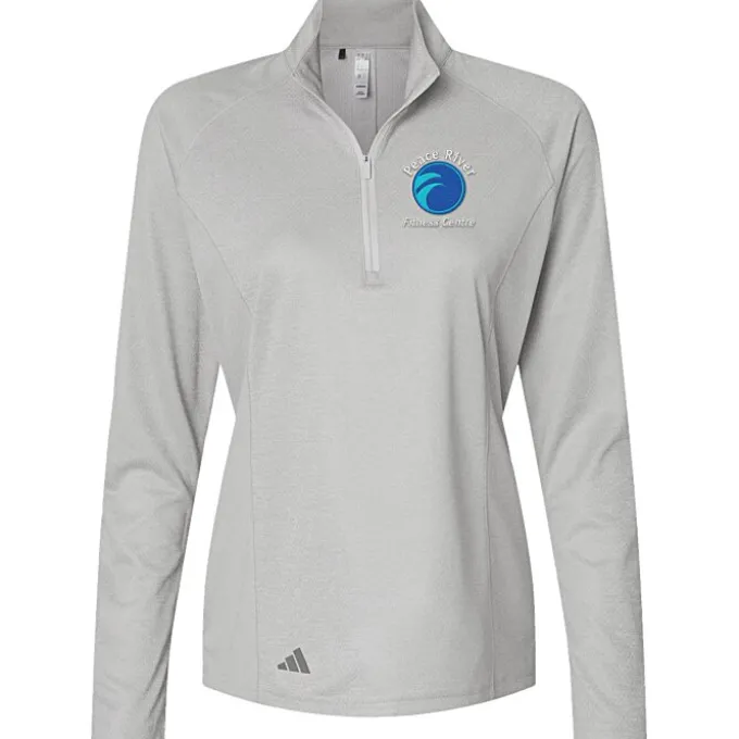 adidas Space-Dyed 1/4-Zip Pullover - Ladies'