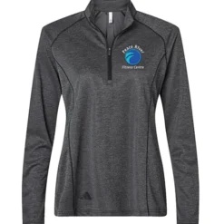 adidas Space-Dyed 1/4-Zip Pullover - Ladies'