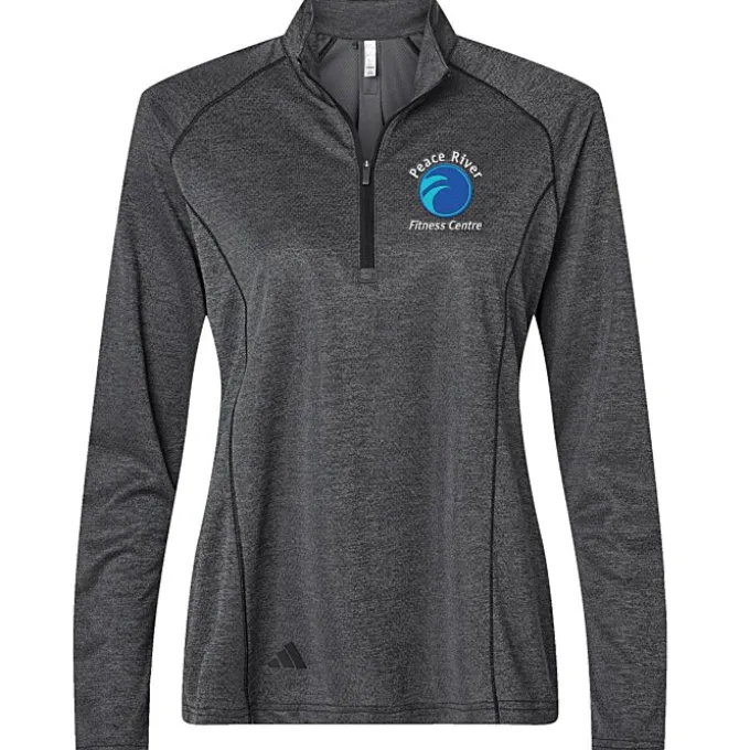 adidas Space-Dyed 1/4-Zip Pullover - Ladies'