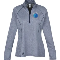 adidas Space-Dyed 1/4-Zip Pullover - Ladies'
