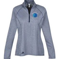 adidas Space-Dyed 1/4-Zip Pullover - Ladies'