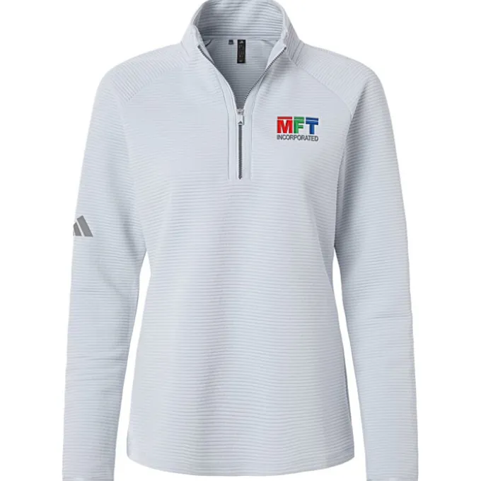 adidas Spacer 1/4-Zip Pullover - Ladies'