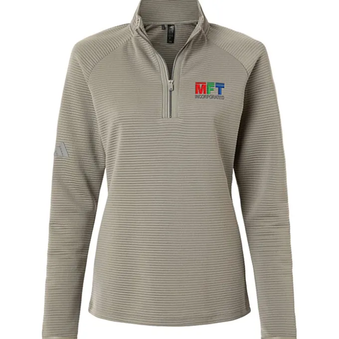 adidas Spacer 1/4-Zip Pullover - Ladies'