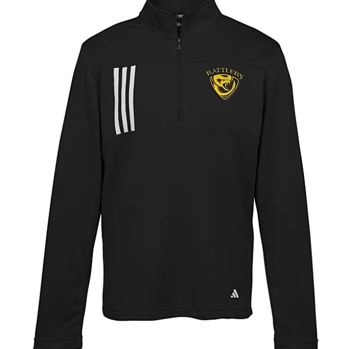 adidas 3-Stripes Double Knit 1/4-Zip Pullover - Men's