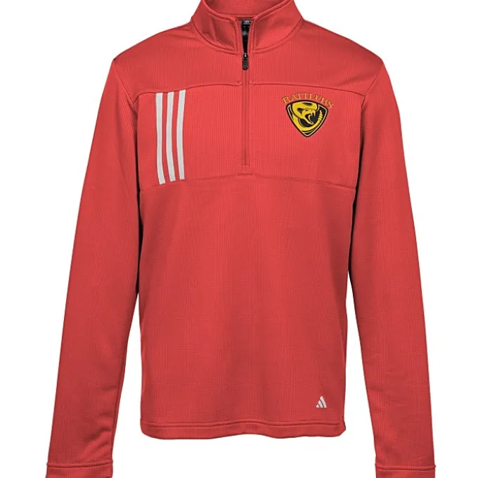 adidas 3-Stripes Double Knit 1/4-Zip Pullover - Men's