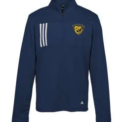 adidas 3-Stripes Double Knit 1/4-Zip Pullover - Men's