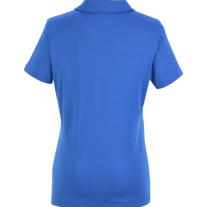 adidas Textured Stripe Polo - Ladies'