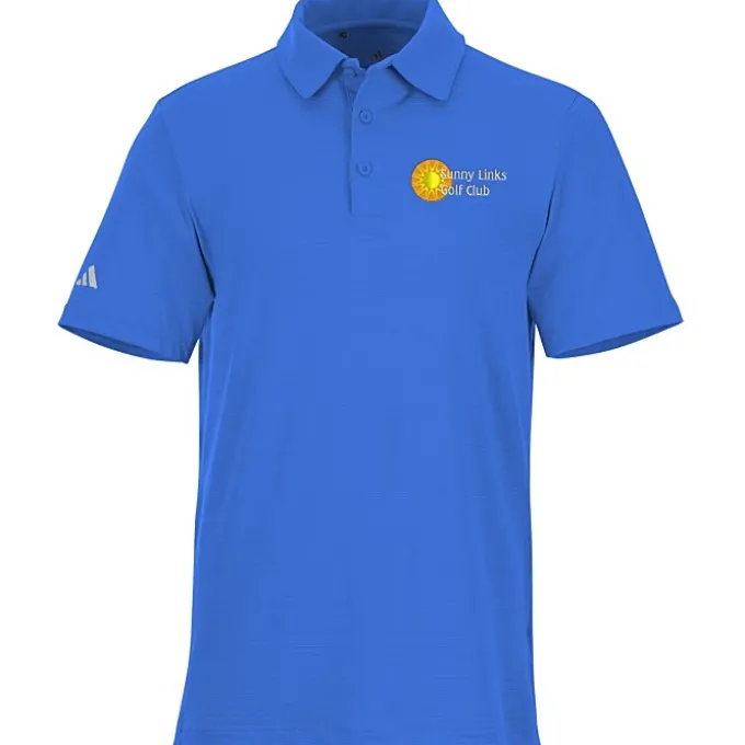 adidas Textured Stripe Polo - Men's