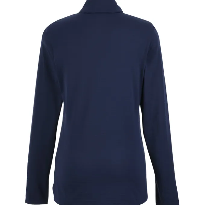 adidas Textured Stripe 1/4-Zip Pullover - Ladies'