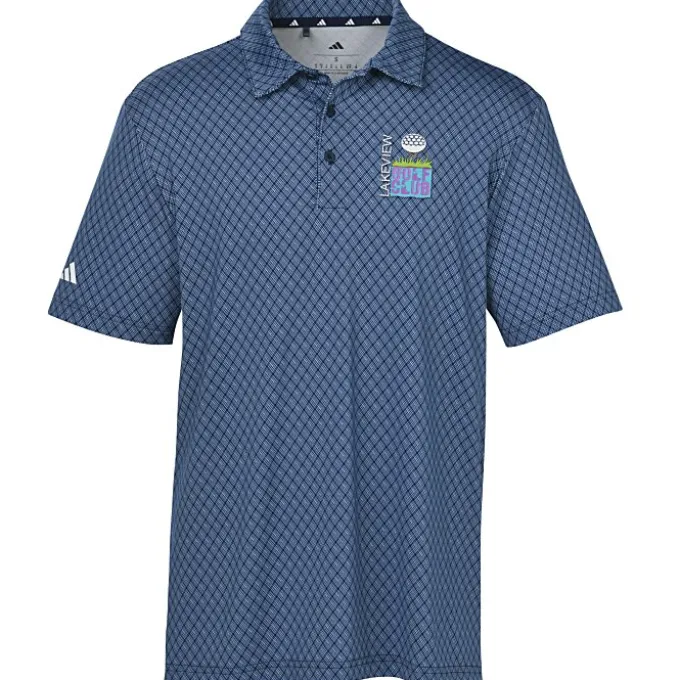 adidas 4-Way Stretch Printed Polo - Men's