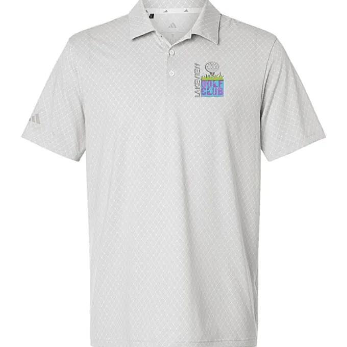 adidas 4-Way Stretch Printed Polo - Men's