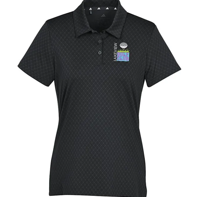 adidas 4-Way Stretch Printed Polo - Ladies'