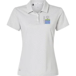 adidas 4-Way Stretch Printed Polo - Ladies'
