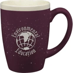 Adobe Ceramic Mug - 14 oz - Deep Etch