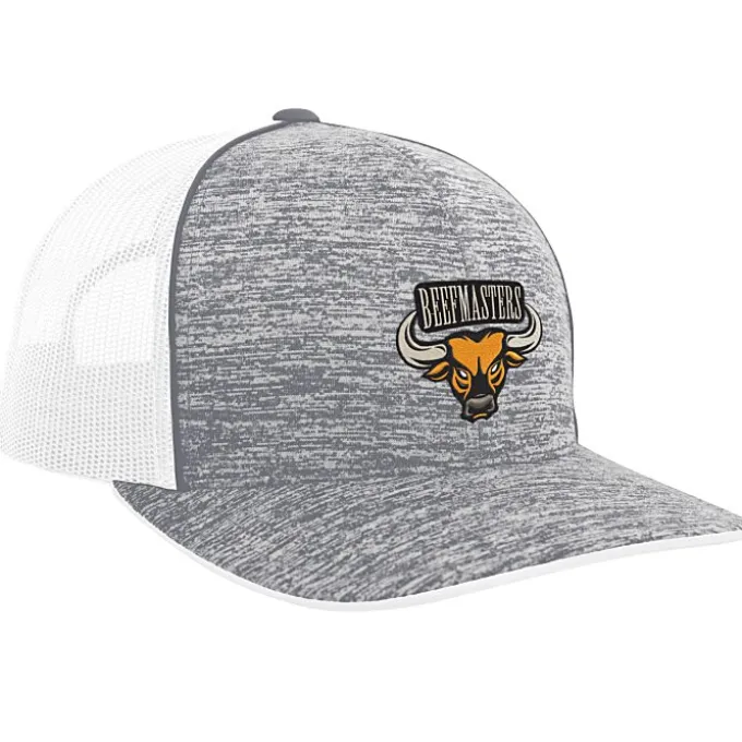 Aggressive Heather Trucker Snapback Cap