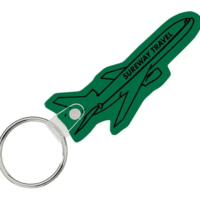 Airplane Soft Keychain - Opaque