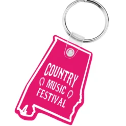 Alabama Soft Keychain - Translucent